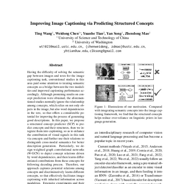 Improving Image Captioning Via Predicting Structured Concepts ACL