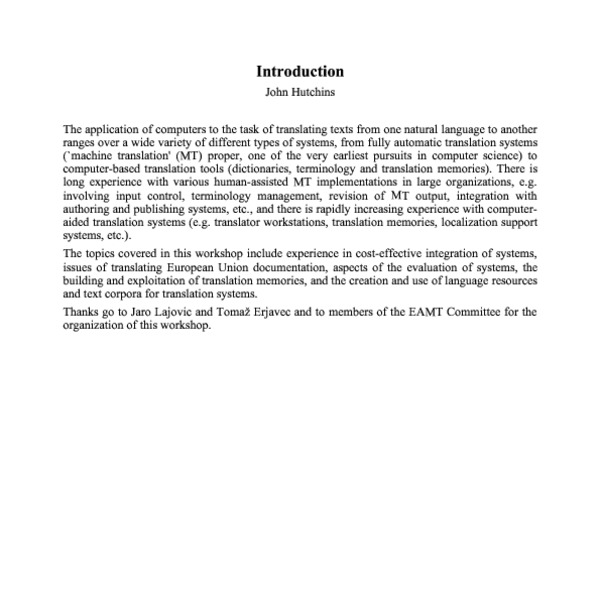 Introduction - ACL Anthology
