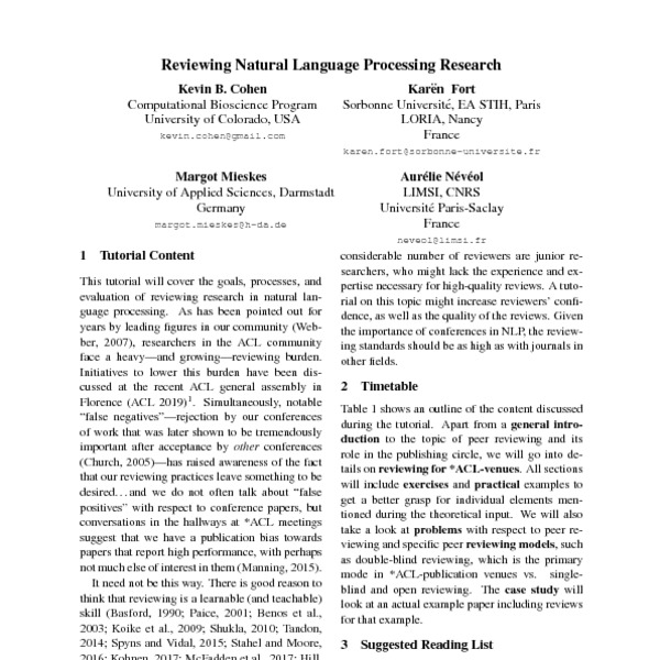 natural language processing research papers