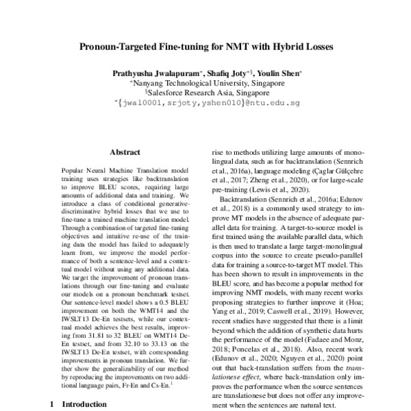 pronoun-targeted-fine-tuning-for-nmt-with-hybrid-losses-acl-anthology