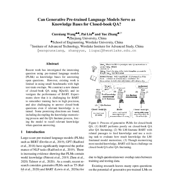 Can Generative Pre trained Language Models Serve As Knowledge