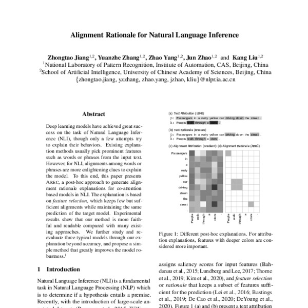 PDF) A Phrase-Based Alignment Model for Natural Language Inference.