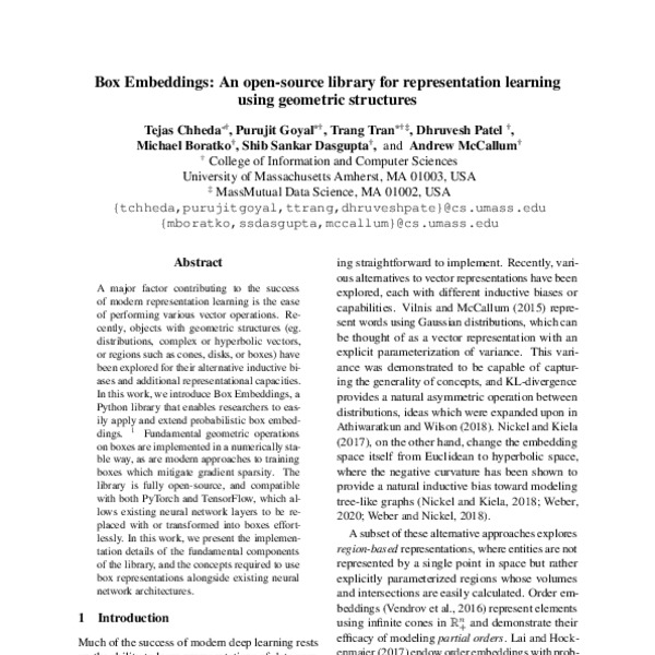 Box Embeddings: An open-source library for representation learning ...