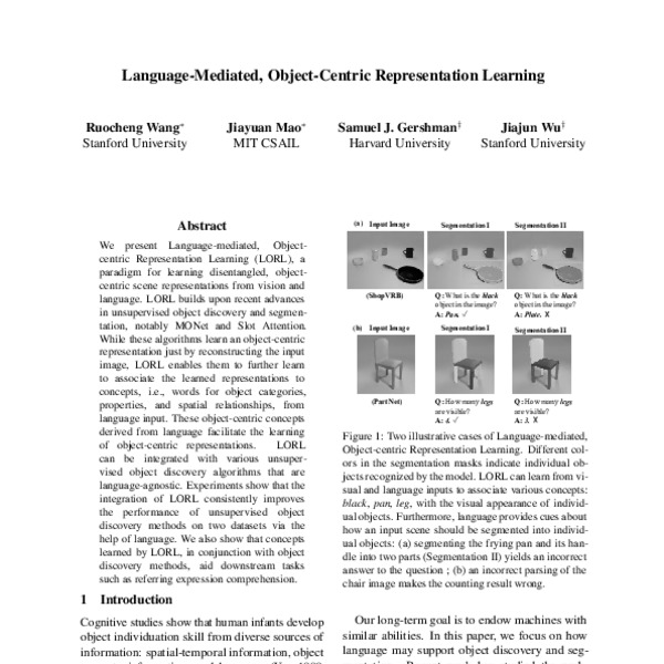 Language-Mediated, Object-Centric Representation Learning - ACL Anthology
