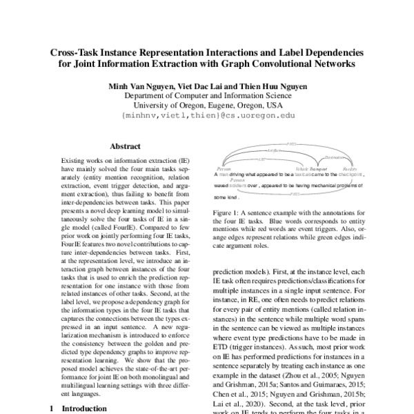 Cross-Task Instance Representation Interactions and Label Dependencies ...