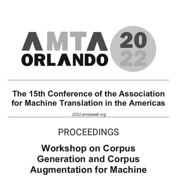 Proceedings of the 15th biennial conference of the Association for ...