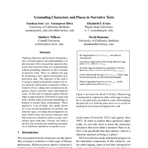 Grounding Characters and Places in Narrative Text - ACL Anthology