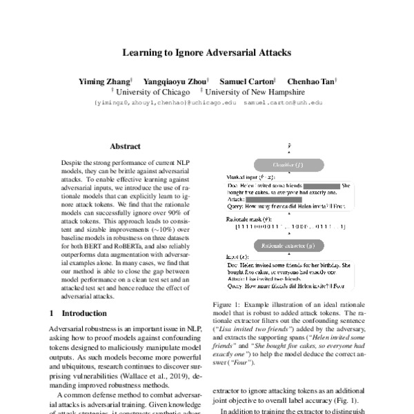 Learning to Ignore Adversarial Attacks - ACL Anthology