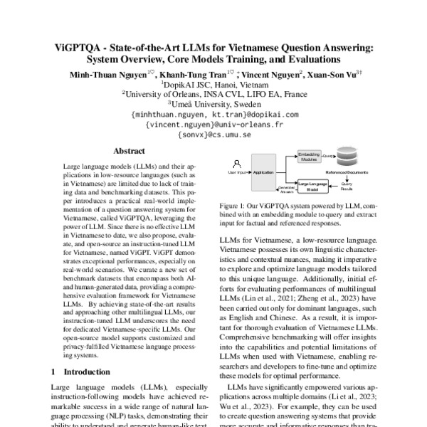 ViGPTQA - State-of-the-Art LLMs for Vietnamese Question Answering ...
