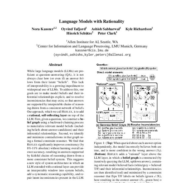 Language Models with Rationality - ACL Anthology
