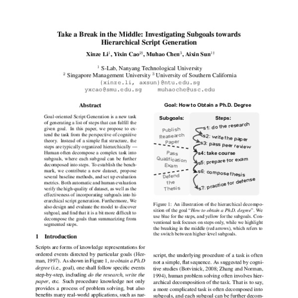 take-a-break-in-the-middle-investigating-subgoals-towards-hierarchical