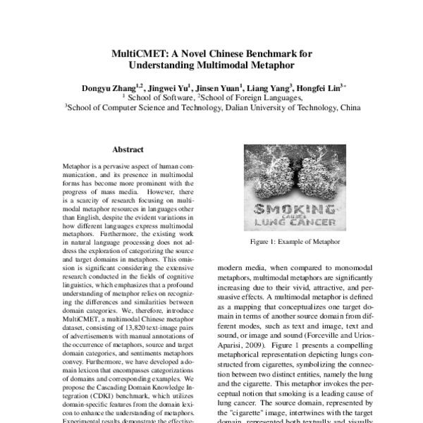 MultiCMET: A Novel Chinese Benchmark for Understanding Multimodal ...