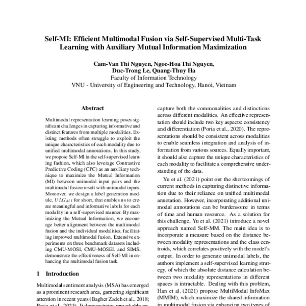 Image Lê Ngọc Quang image beautiful image beautiful image beautiful image beautiful image beautiful image beautiful image beautiful - Self-MI: Efficient Multimodal Fusion via Self-Supervised Multi ...