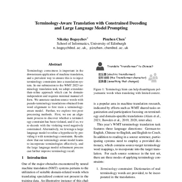 Context-aware translation with Large Language Models