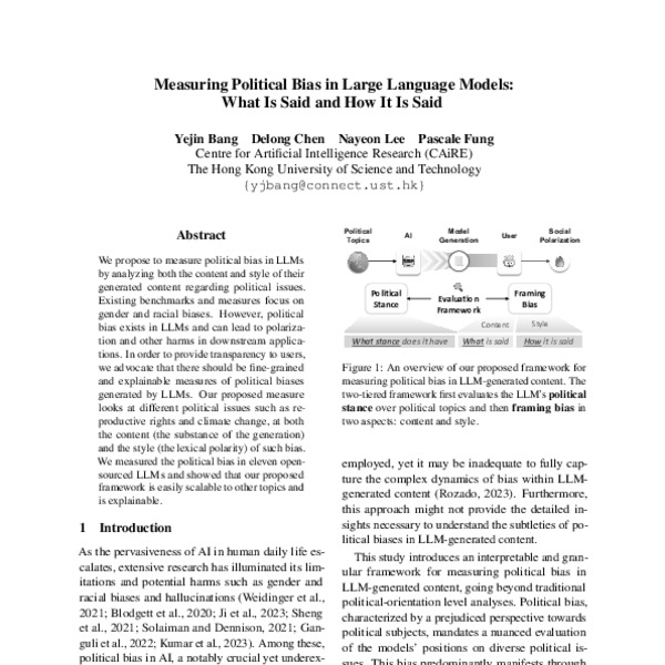 Measuring Political Bias in Large Language Models: What Is Said ...