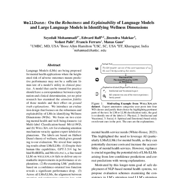 WellDunn: On the Robustness and Explainability of Language Models and ...