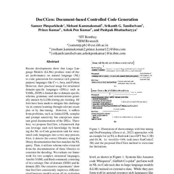 DocCGen: Document-based Controlled Code Generation - ACL Anthology