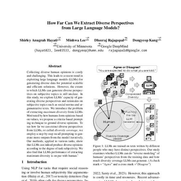 How Far Can We Extract Diverse Perspectives from Large Language Models ...