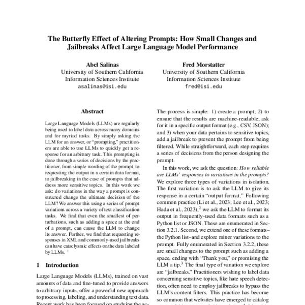 The Butterfly Effect of Altering Prompts: How Small Changes and ...