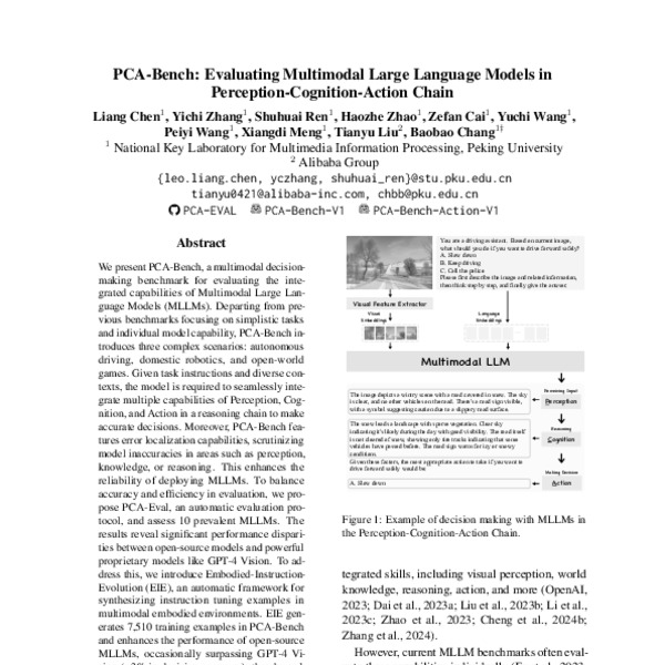 PCA-Bench: Evaluating Multimodal Large Language Models in Perception ...
