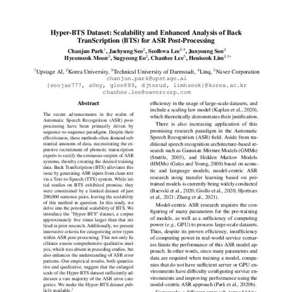 Hyper-BTS Dataset: Scalability and Enhanced Analysis of Back ...