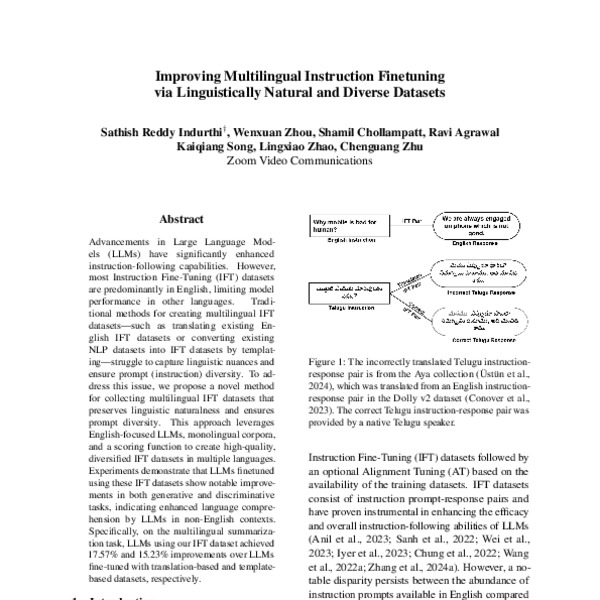 Improving Multilingual Instruction Finetuning via Linguistically ...