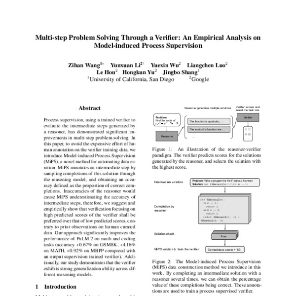 multi-step-problem-solving-through-a-verifier-an-empirical-analysis-on