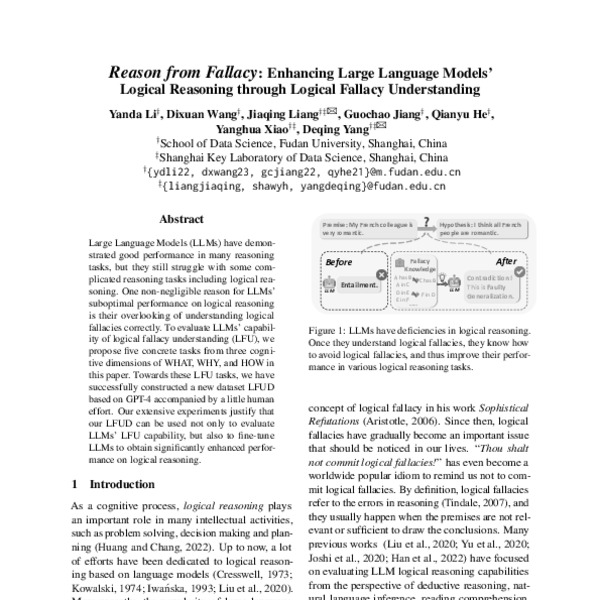 Reason from Fallacy Enhancing Large Language Models’ Logical Reasoning