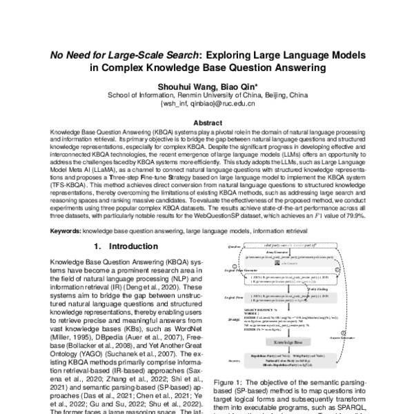No Need for Large-Scale Search: Exploring Large Language Models in ...