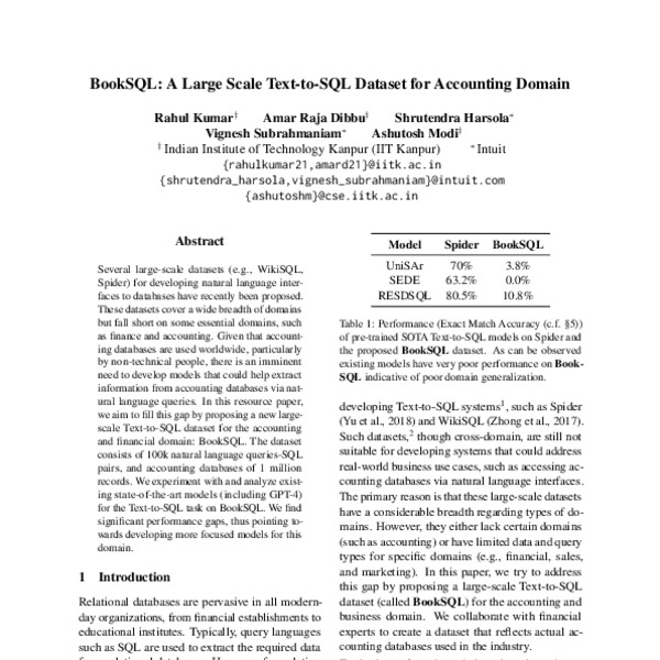 BookSQL: A Large Scale Text-to-SQL Dataset for Accounting Domain - ACL ...