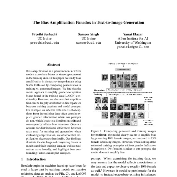 The Bias Amplification Paradox in Text-to-Image Generation - ACL Anthology