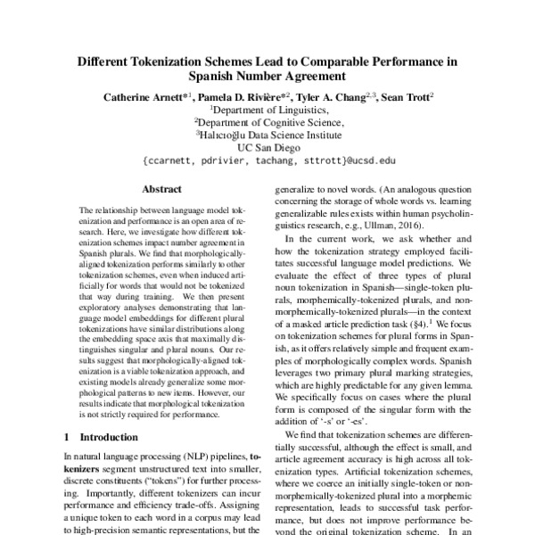 Different Tokenization Schemes Lead to Comparable Performance in