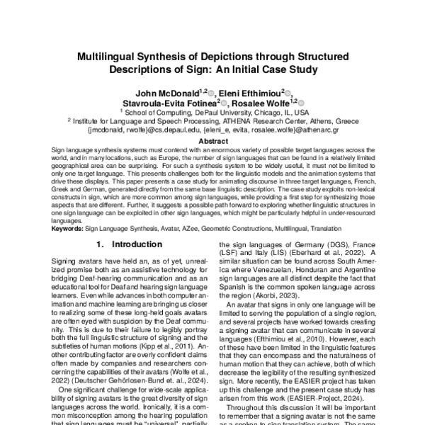 Multilingual Synthesis of Depictions through Structured Descriptions of ...