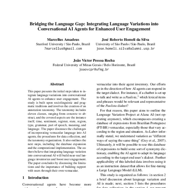 Bridging the Language Gap: Integrating Language Variations into ...