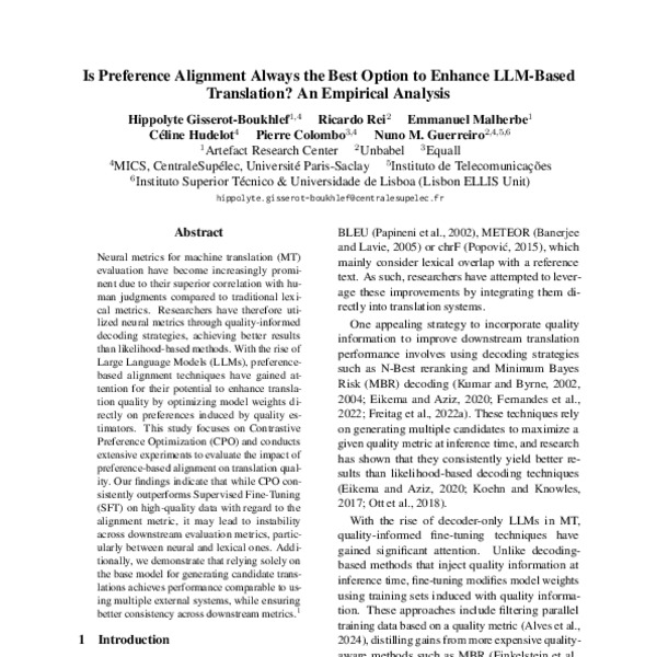 Is Preference Alignment Always the Best Option to Enhance LLM-Based ...