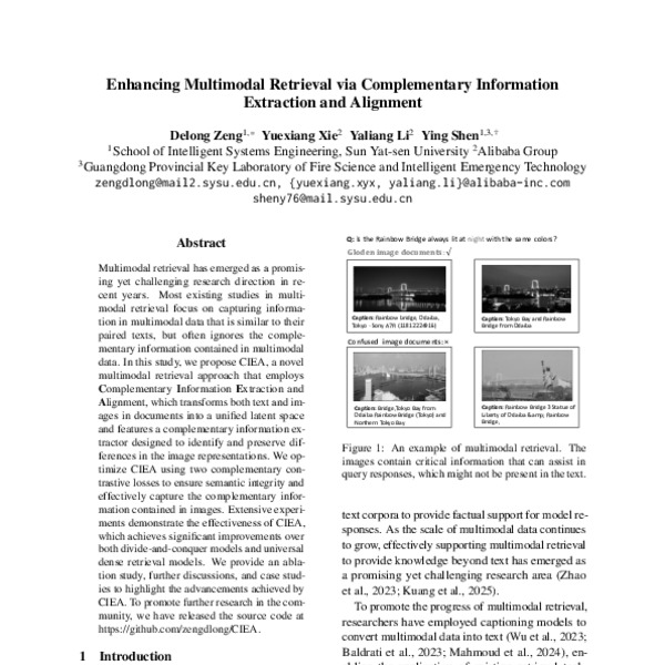 Enhancing Multimodal Retrieval via Complementary Information Extraction ...