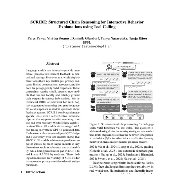 SCRIBE: Structured Chain Reasoning for Interactive Behaviour ...