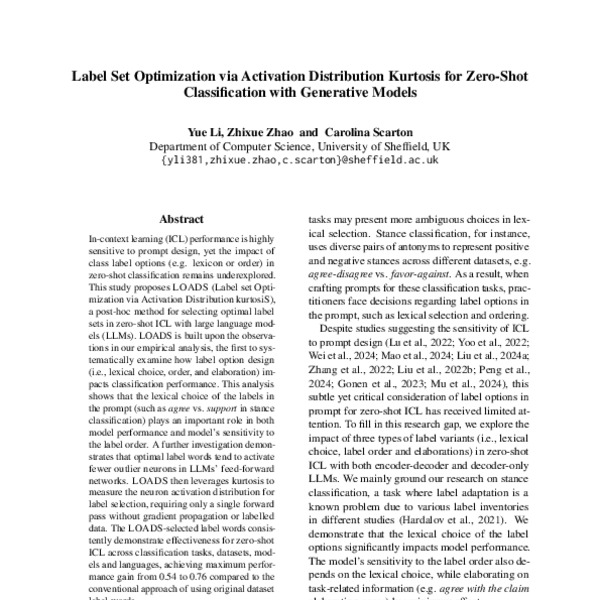 Label Set Optimization via Activation Distribution Kurtosis for Zero ...