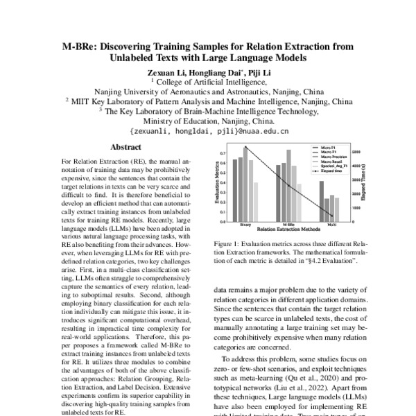 M-BRe: Discovering Training Samples for Relation Extraction from ...