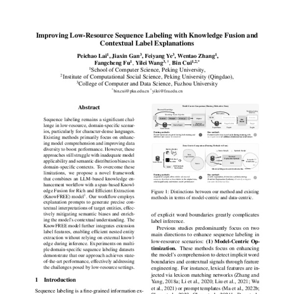Improving Low-Resource Sequence Labeling with Knowledge Fusion and ...