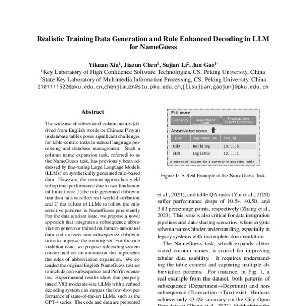 Realistic Training Data Generation and Rule Enhanced Decoding in LLM ...
