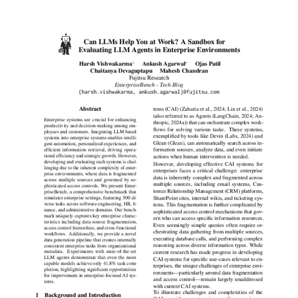 Can LLMs Help You at Work? A Sandbox for Evaluating LLM Agents in ...