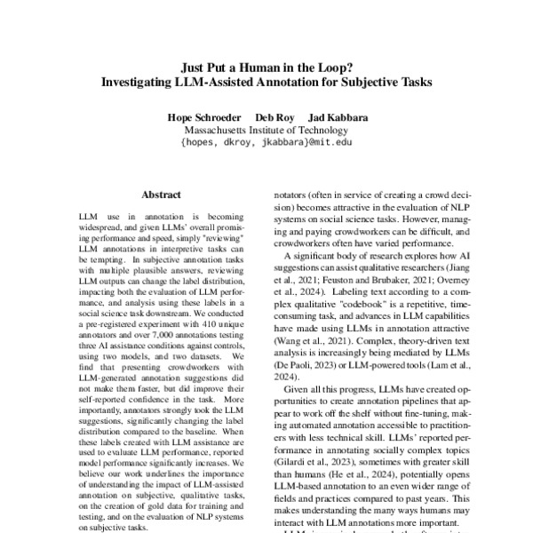 Just Put a Human in the Loop? Investigating LLM-Assisted Annotation for ...