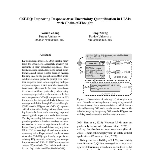 CoT-UQ: Improving Response-wise Uncertainty Quantification in LLMs with ...