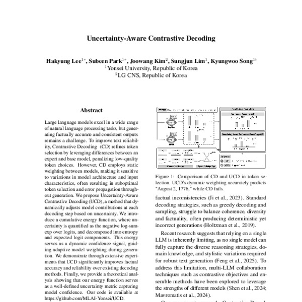 Uncertainty-Aware Contrastive Decoding - ACL Anthology