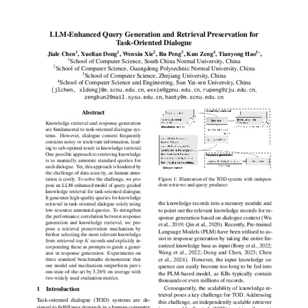 LLM-Enhanced Query Generation and Retrieval Preservation for Task ...