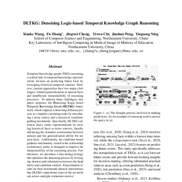 DLTKG: Denoising Logic-based Temporal Knowledge Graph Reasoning - ACL ...