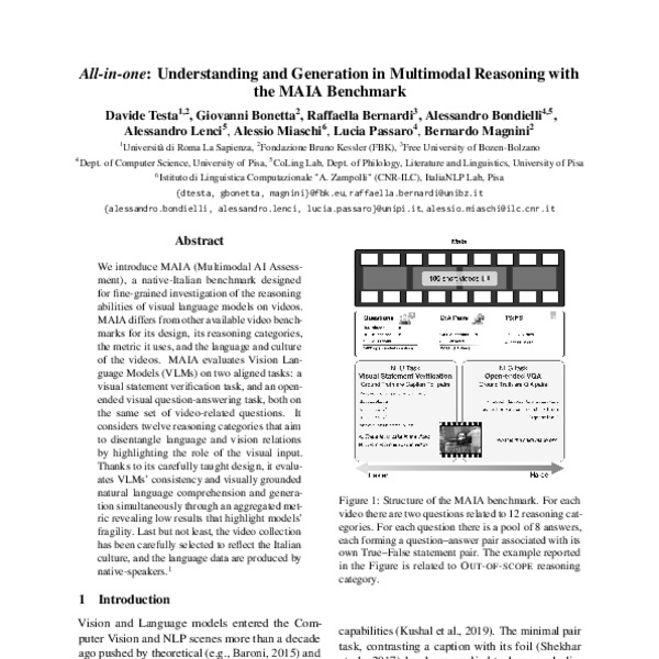 All-in-one: Understanding and Generation in Multimodal Reasoning with ...