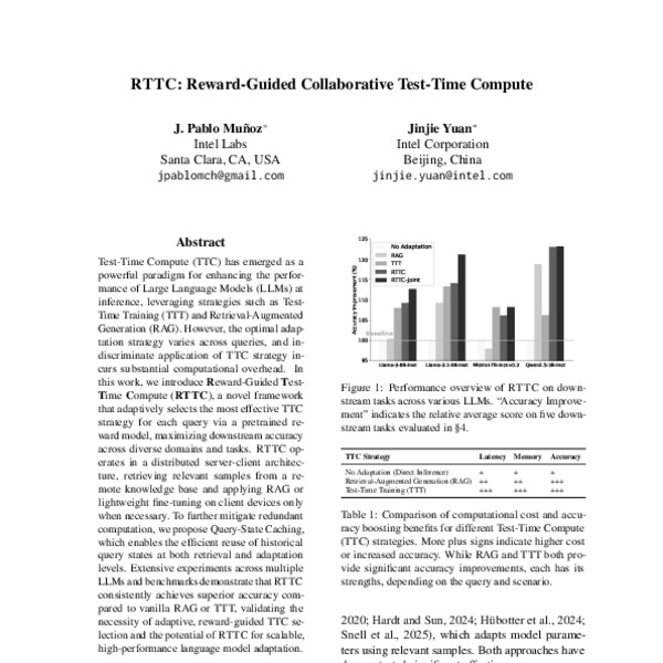 RTTC: Reward-Guided Collaborative Test-Time Compute - ACL Anthology