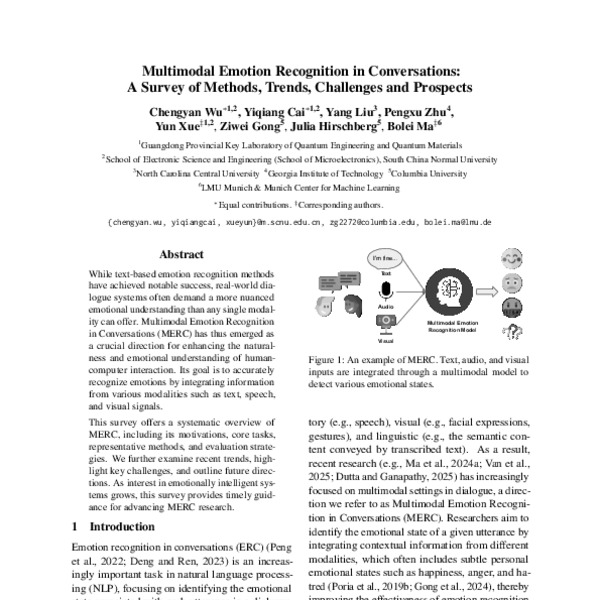 Multimodal Emotion Recognition in Conversations: A Survey of Methods ...